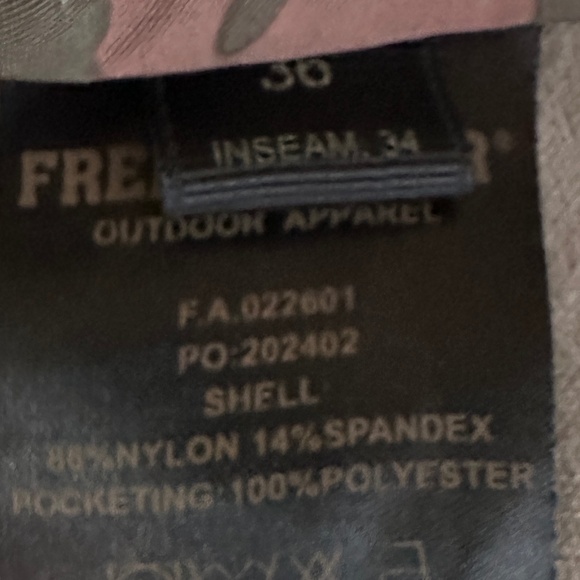 Free Soldier Cargo Hiking Tactical Pants Mens 36X34 Tan - Picture 3 of 11